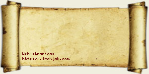 Danica Racić vizit kartica